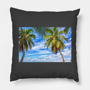 Palm Trees in South Florida Pillow