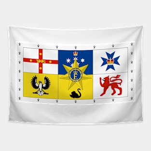 Queen's personal Australian flag Tapestry