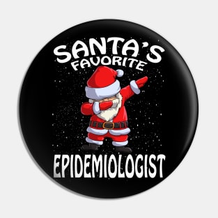 Santas Favorite Epidemiologist Christmas Pin