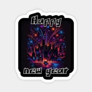 Graffiti Style - Happy New Year 2 (en) Magnet