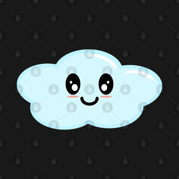 Kawaii Cute Cloud Character by Kelly Gigi