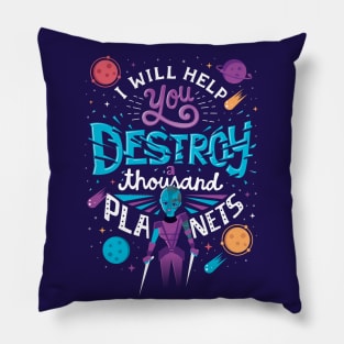 A thousand planets Pillow