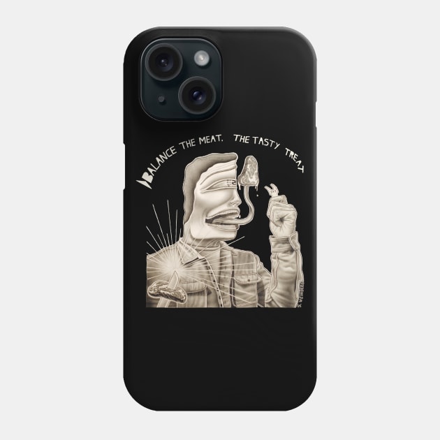 Balance The Meat Phone Case by samualweinberg