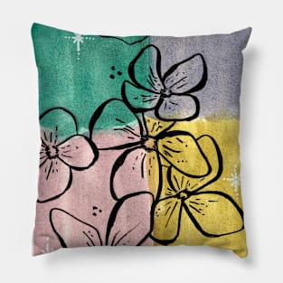 Colourful Florals Pillow