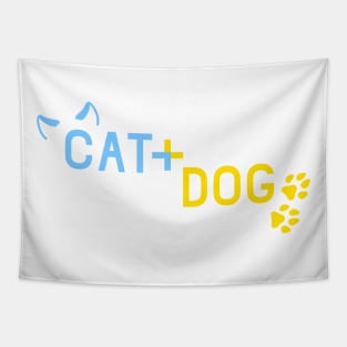 TXT Cat & Dog Tapestry