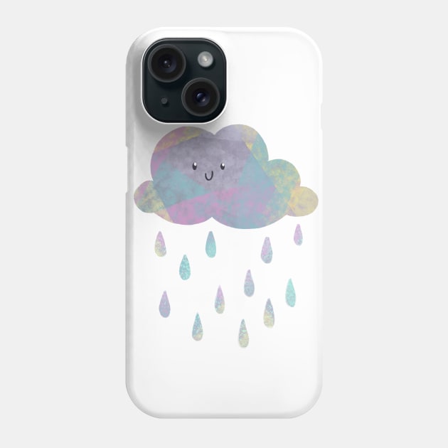 Happy Little Rain Cloud Phone Case by Abbilaura