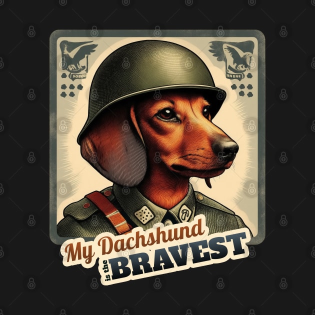 Soldier Dachshund by k9-tee