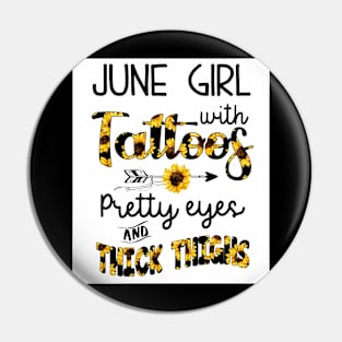 June Girl With Tattoos Pretty Eyes And Thick Thighs Pin