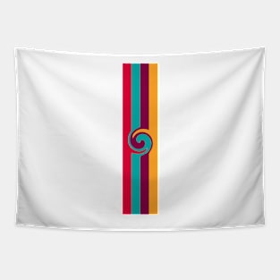 Color stripes geometric Tapestry