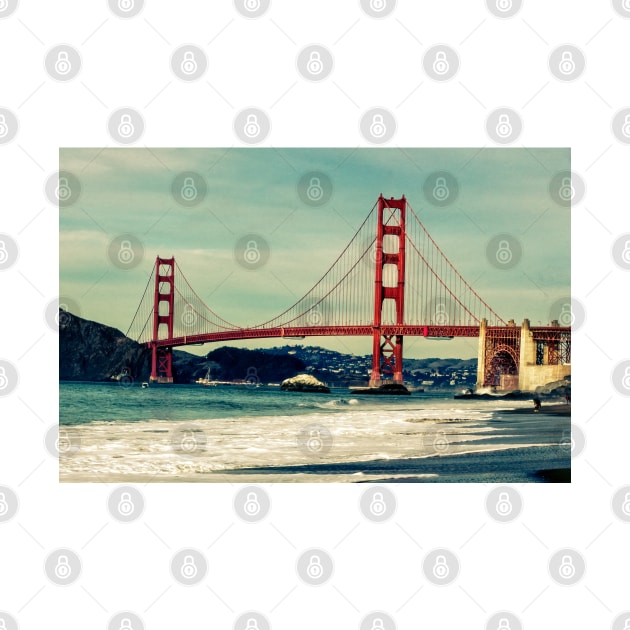 Golden Gate Postcard by Robert Alsop