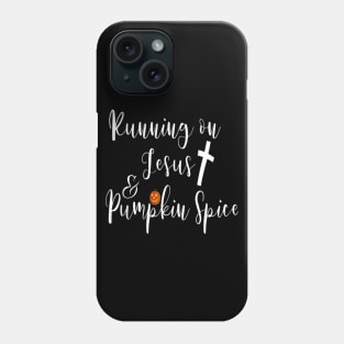 Jesus and Pumpkin Spice Christian Cross Halloween Costume Phone Case