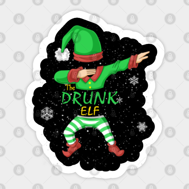 Drunk Elf Family Matching Christmas Drunk Elf Family Matching Christma Sticker Teepublic The drunken master trope as used in popular culture. drunk elf family matching christmas