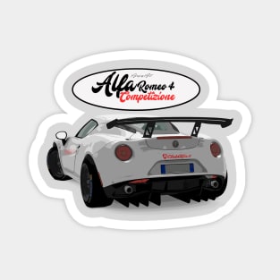 Alfa Romeo 4C Back Magnet