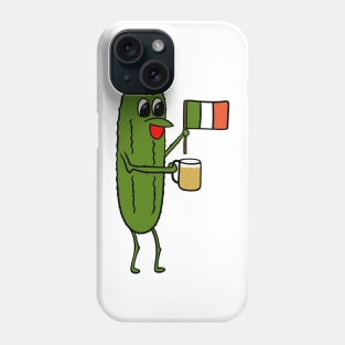 ST PATRICKS Day Irish Dill Pickle - St Patricks Day Art Phone Case