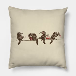 Murder Of Crows Pillow