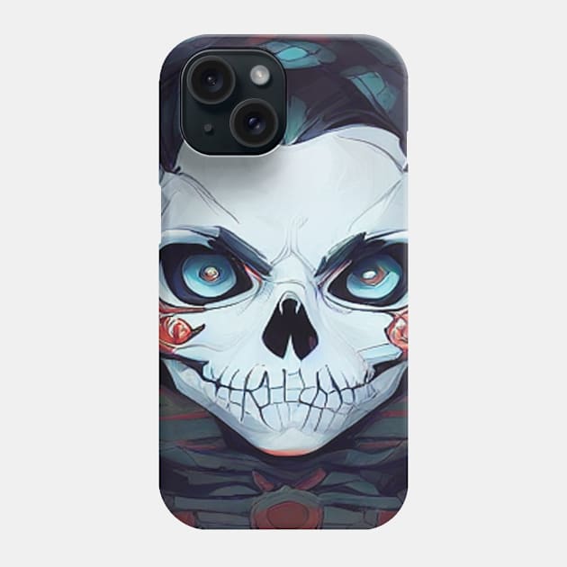 Mystical Skulls: Embrace the Enigmatic Allure of Alternative Designs Phone Case by ShyPixels Arts