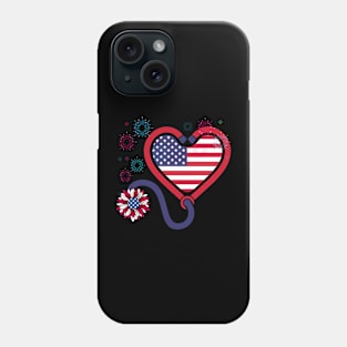 Patriotic Nurse 4th Of July American Flag Independence Day Phone Case