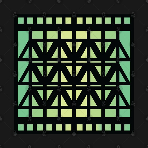 “Dimensional Levels” - V.6 Green - (Geometric Art) (Dimensions) - Doc Labs by Doc Labs