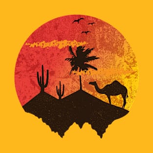 sunset in the desert T-Shirt