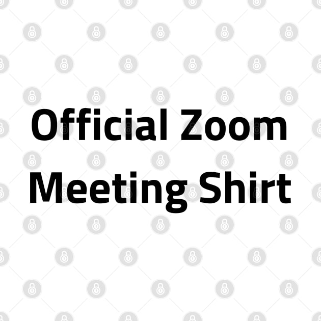 Official Zoom Meeting Shirt by KoreDemeter14