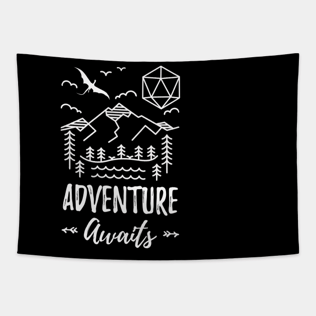 D&D Adventure Awaits Tapestry by Sunburst