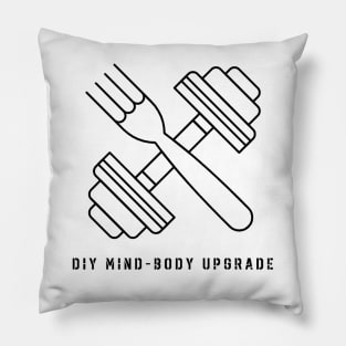 DIY Mind-Body Upgrade White Pillow