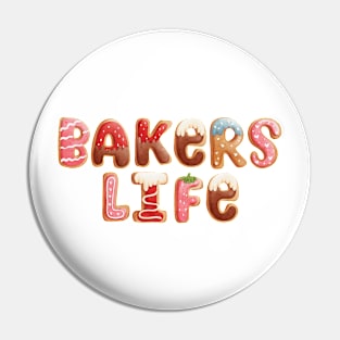 Bakers Life Cookie Art Pin