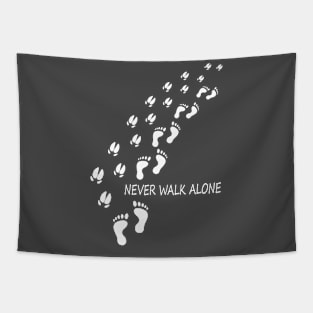 Never Walk Alone Walk With Pig. Tapestry