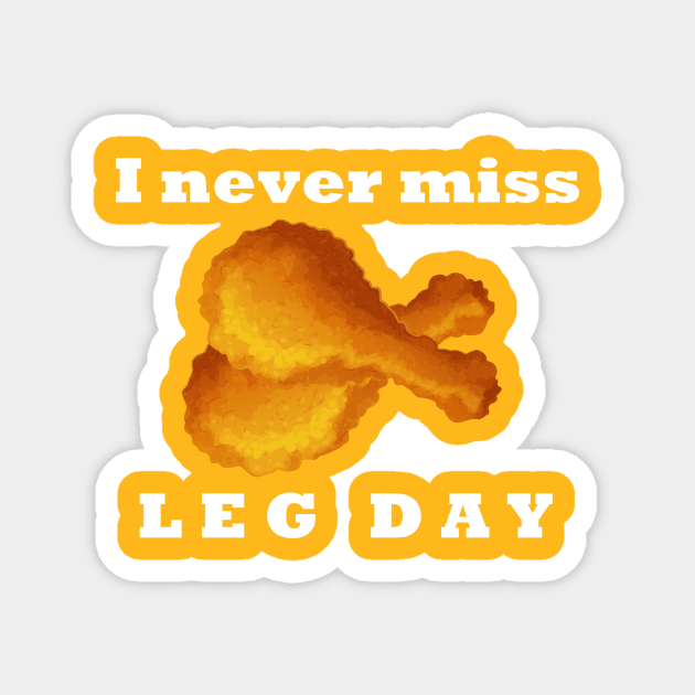 Leg Day Magnet by nomoji