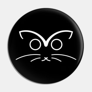 minimalistic cat design Pin