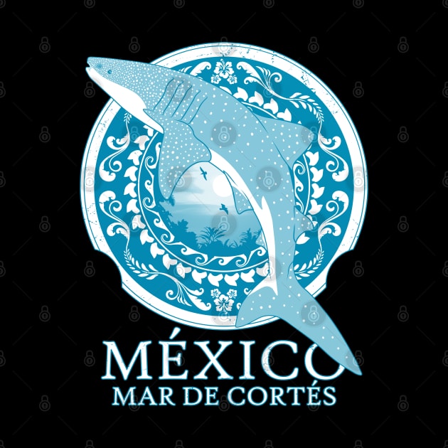 Whale Shark Mexico Sea of Cortez by NicGrayTees