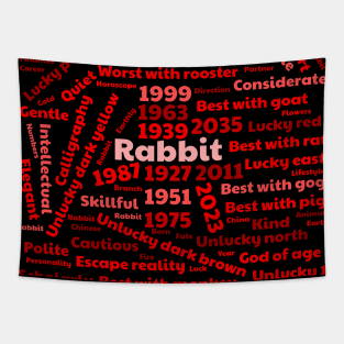 Year of the rabbit 2023 Tapestry