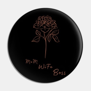 Best mother flower gift mom wife boss Pin