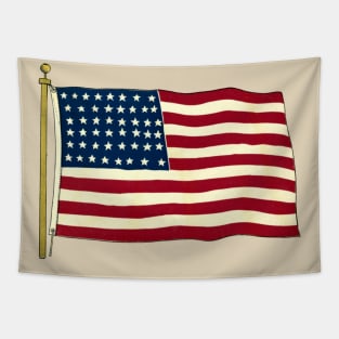 Vintage American Flag Tapestry