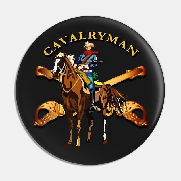 Cavalryman Pin by twix123844