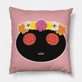 Mothman Flower Crown Pillow