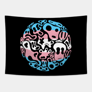 Transgender Pride - Ghost Bubble Tapestry