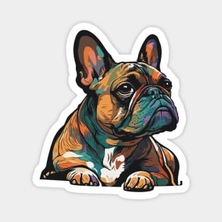 French Bulldog Dog Art Magnet