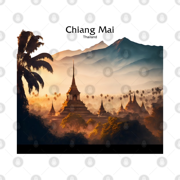 Chiang Mai Thailand No. 1: Mountain Paradise; Temples in Northern Thailand by Puff Sumo