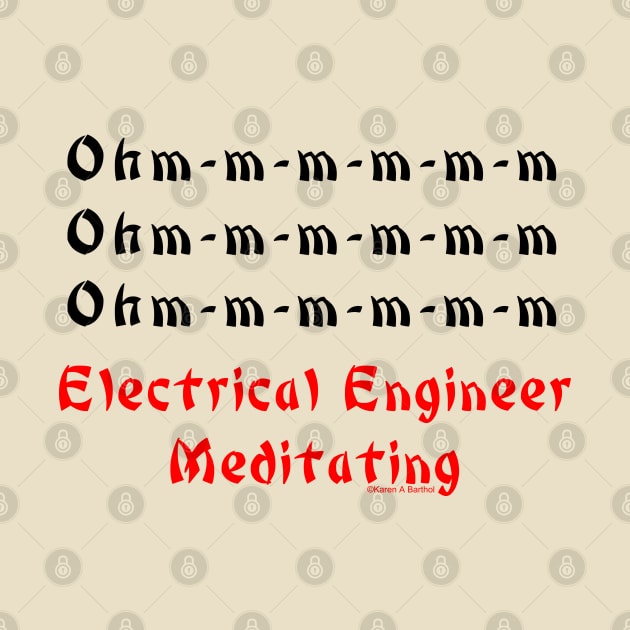 Electrical Engineer Meditating by Barthol Graphics