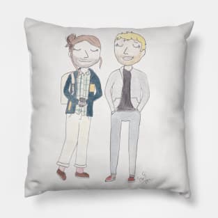 a fine pair of gentlemen Pillow
