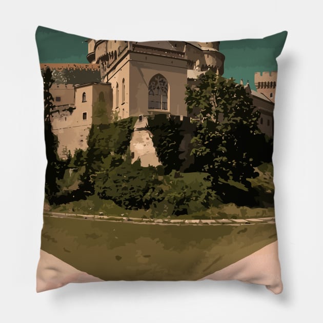 Castle in the Sky Pillow by Euphorichords