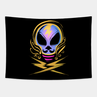 Shine Bright Skull Tapestry