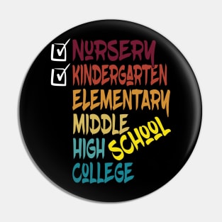 kindergarten to elementary school Pin