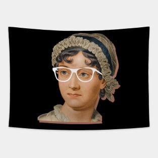 Jane Austen Face Tapestry