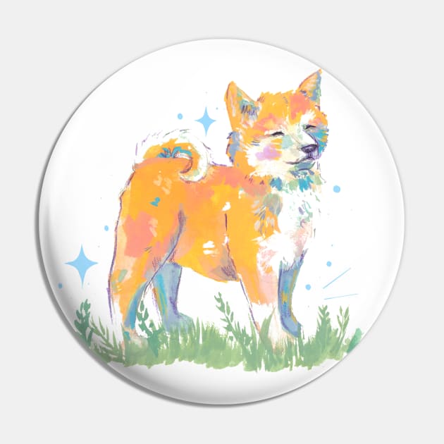 Shiba Pin by erinkatearcher