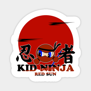 Kid Ninja Red Sun - Anime Manga Magnet