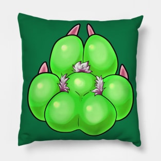 Green Paw Pillow