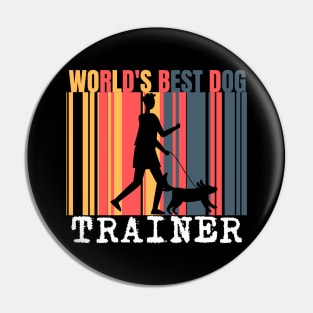 World's Best Dog Trainer Pin