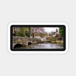 Sheepwash Bridge over the River Wye, Ashford in the Water, Derbyshire Magnet